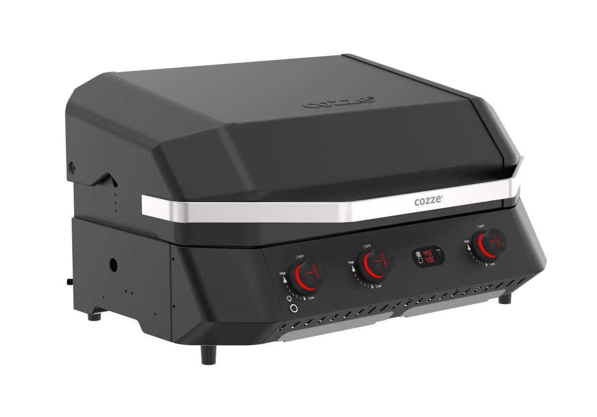 Cozze G800 COMB0 Barbecue With Plancha, 3 Gas burners
