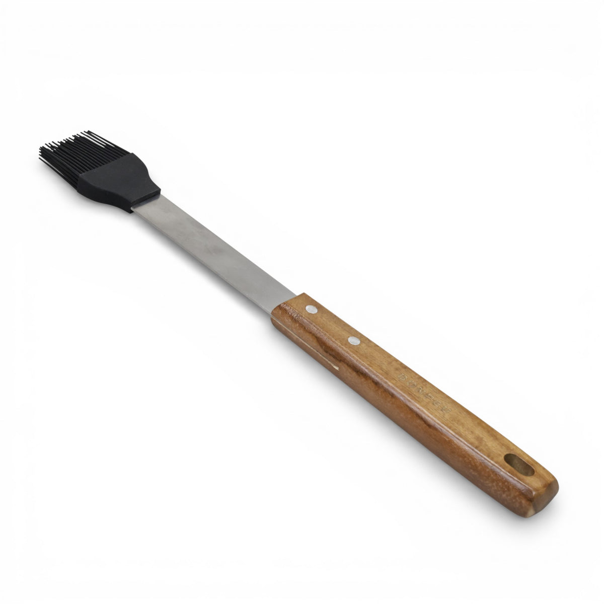 BonFeu Premium 4-Piece Stainless Steel BBQ Grilling Tool Set with Acacia Wood Handles