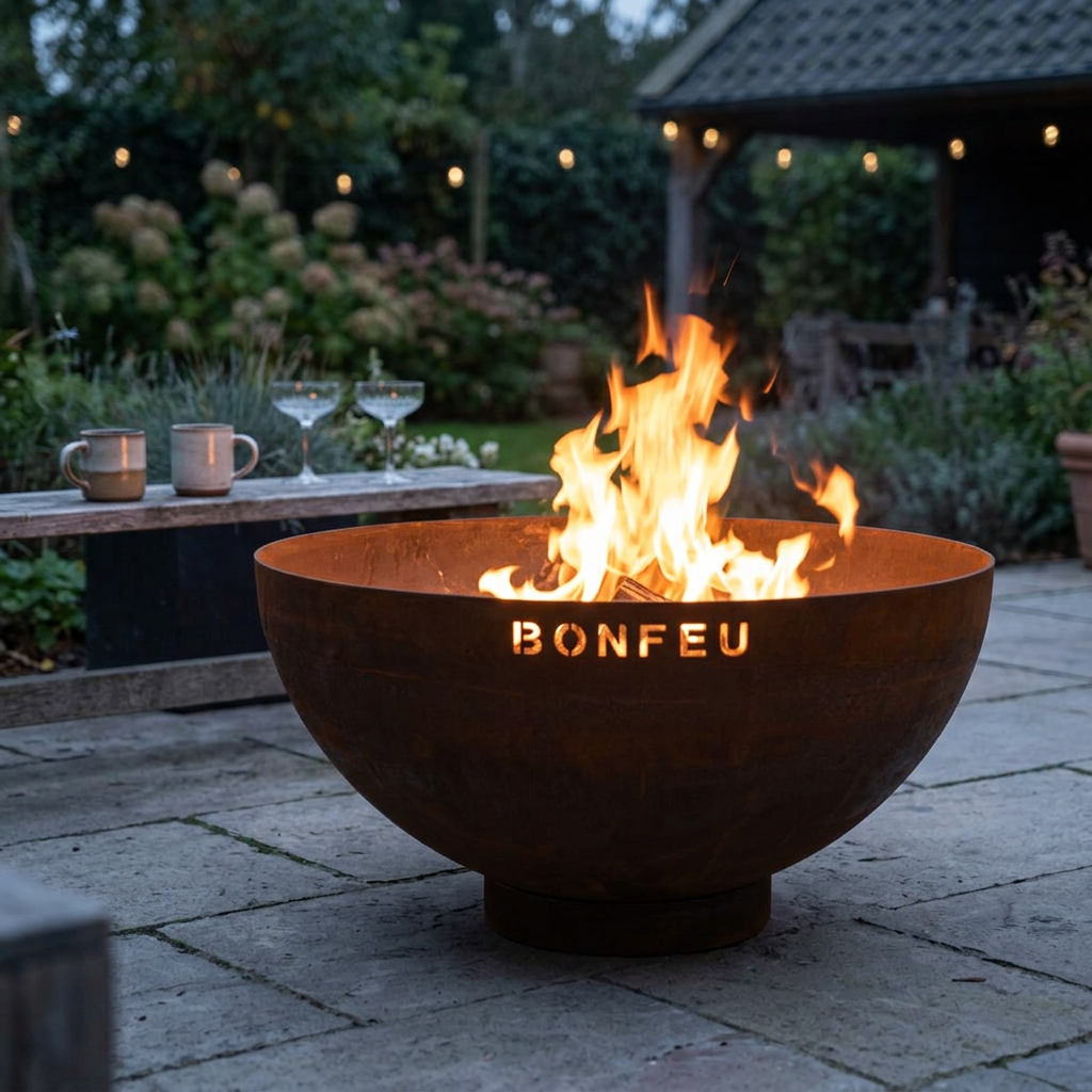 BonFeu BonBowl Pro Corten Steel Fire Pit Bowl | 60cm 80cm 100cm