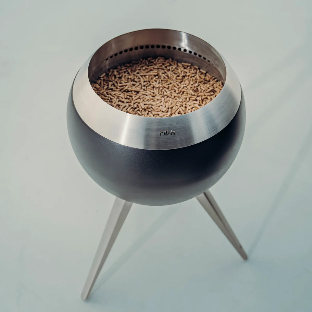 Höfats MOON 45 Fire Bowl with High Stand