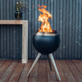 Höfats MOON 45 Fire Bowl with High Stand