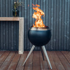 Höfats MOON 45 Fire Bowl with High Stand