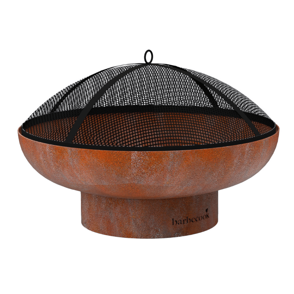 Barbecook Steel Spark Screen Black 75cm Fire Pit