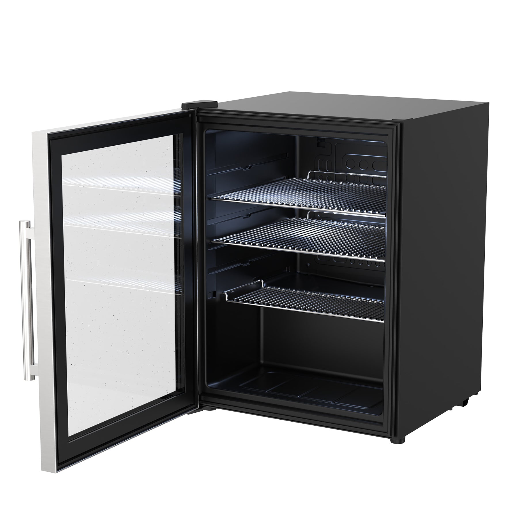 Cozze Fridge Steel Frame And Glass Front 60 Litres Outdoor Kitchen