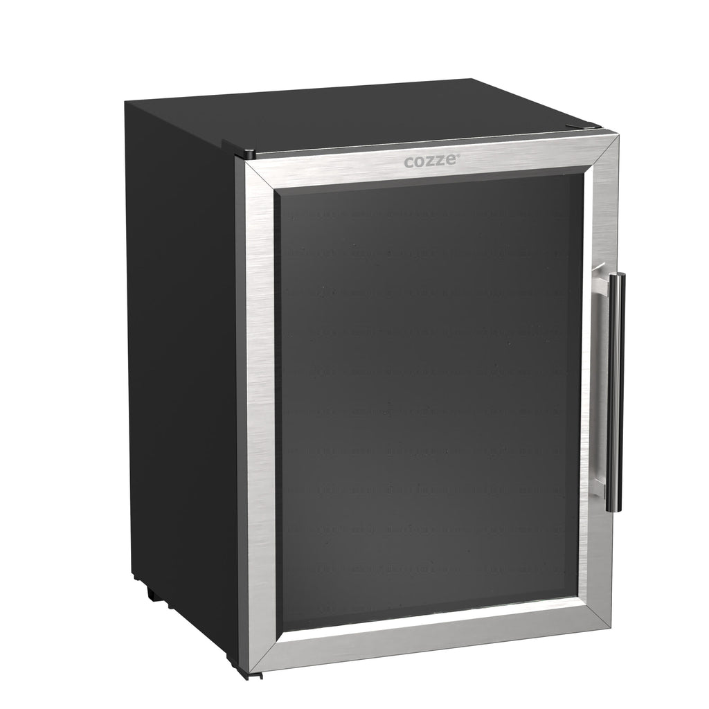 Cozze Fridge Steel Frame And Glass Front 60 Litres Outdoor Kitchen