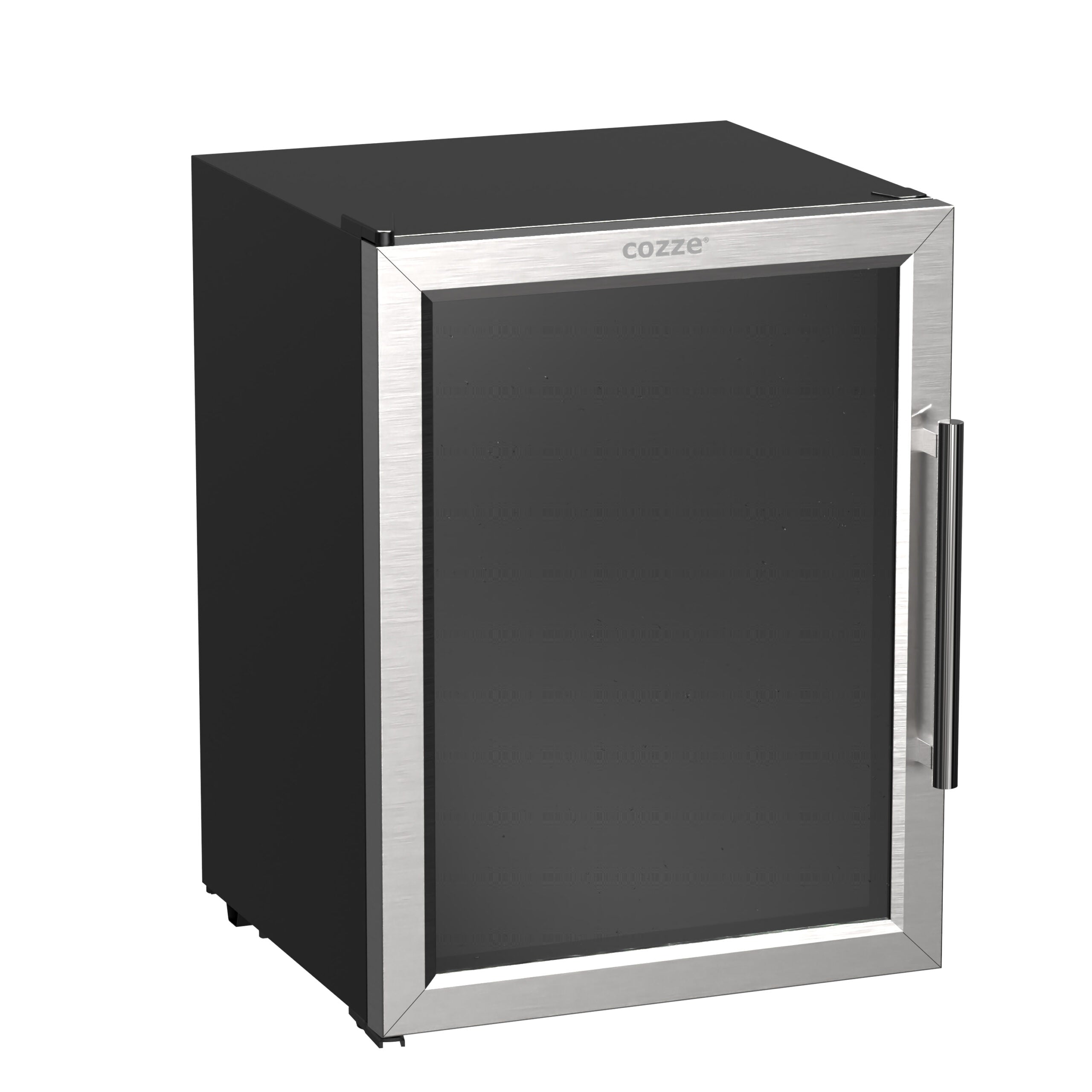 Cozze Fridge Steel Frame And Glass Front 60 Litres Outdoor Kitchen