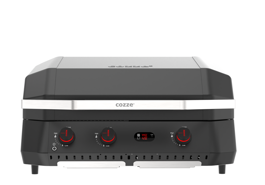 Cozze G800 COMB0 Barbecue With Plancha, 3 Gas burners
