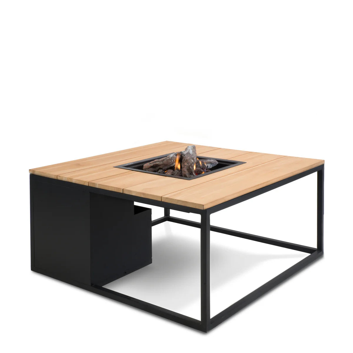 Cosi - Cosiloft 100 Black and Teak Fire Pit Table