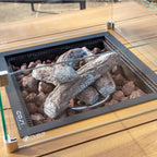 Cosi - Cosiloft 100 Black and Teak Fire Pit Table