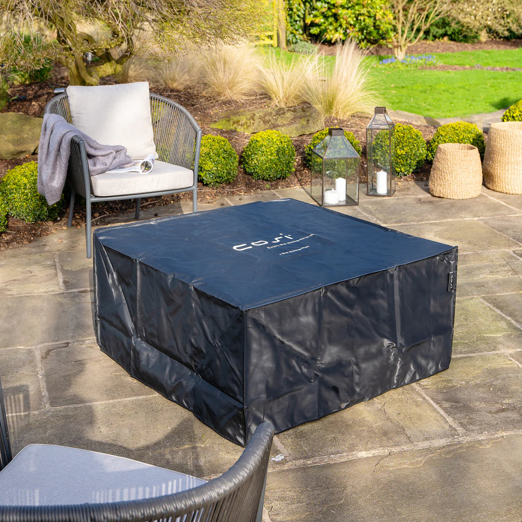 Cosi - Cosiloft 100 Black and Teak Fire Pit Table