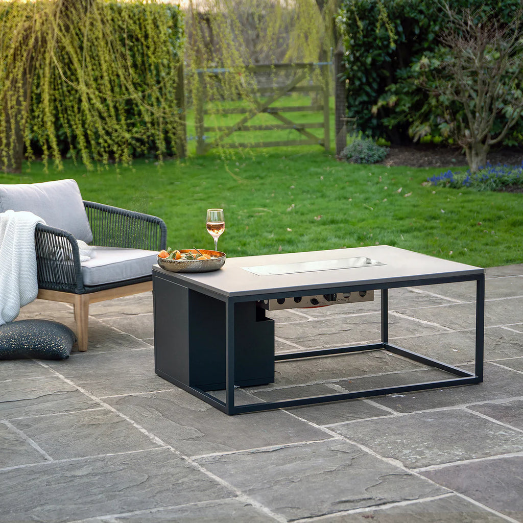 Cosi - Cosiloft 120 Black and Grey Fire Pit Table
