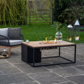 Cosi - Cosiloft 120 Black and Teak Fire Pit Table