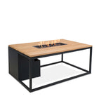 Cosi - Cosiloft 120 Black and Teak Fire Pit Table