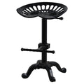 Black Metal Adjustable Tractor Seat Stool From Industrial Line Signature Collection Limited Edition