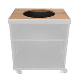 GRLLR Wooden Worktop for Kamado Outdoor Kitchen