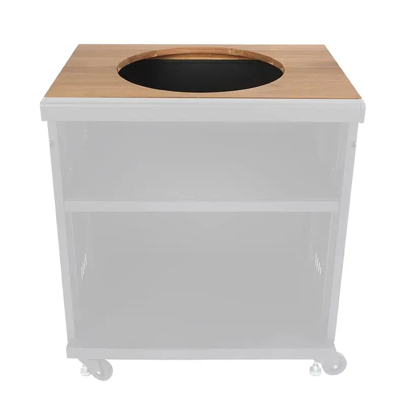 GRLLR Wooden Worktop for Kamado Outdoor Kitchen