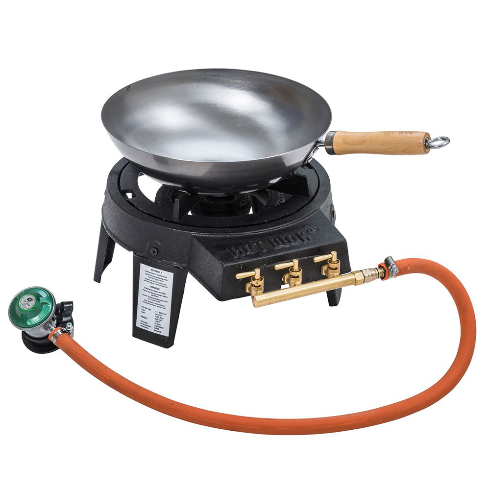HOT WOK PRO 12 kW Gas Stove & 30cm Wok Pan Set