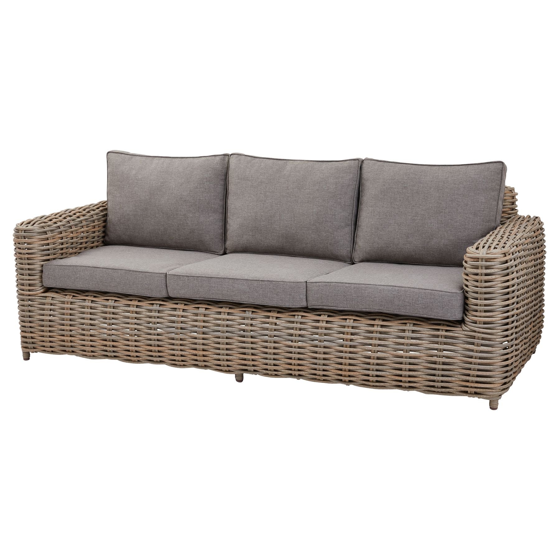 Amalfi Collection Outdoor Five Seater Set HDPE Wicker Weather Resistant Exclusive