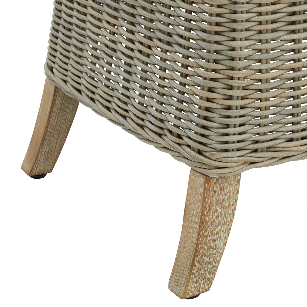 Capri Collection Outdoor Dining Chair Premium HDPE Wicker Exclusive Limited Edition For Terrace Living