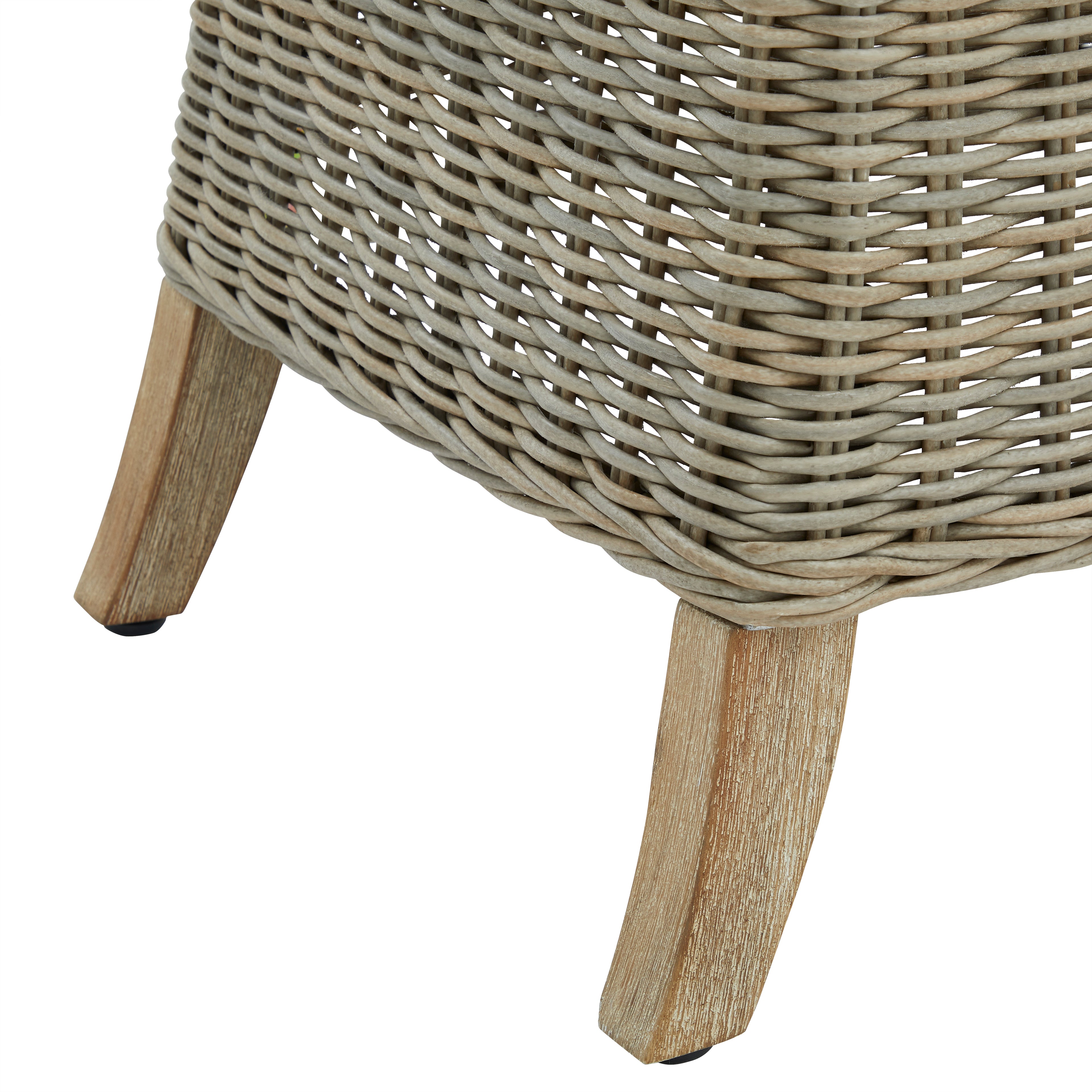 Capri Collection Outdoor Dining Chair Premium HDPE Wicker Exclusive Limited Edition For Terrace Living