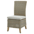 Capri Collection Outdoor Dining Chair Premium HDPE Wicker Exclusive Limited Edition For Terrace Living