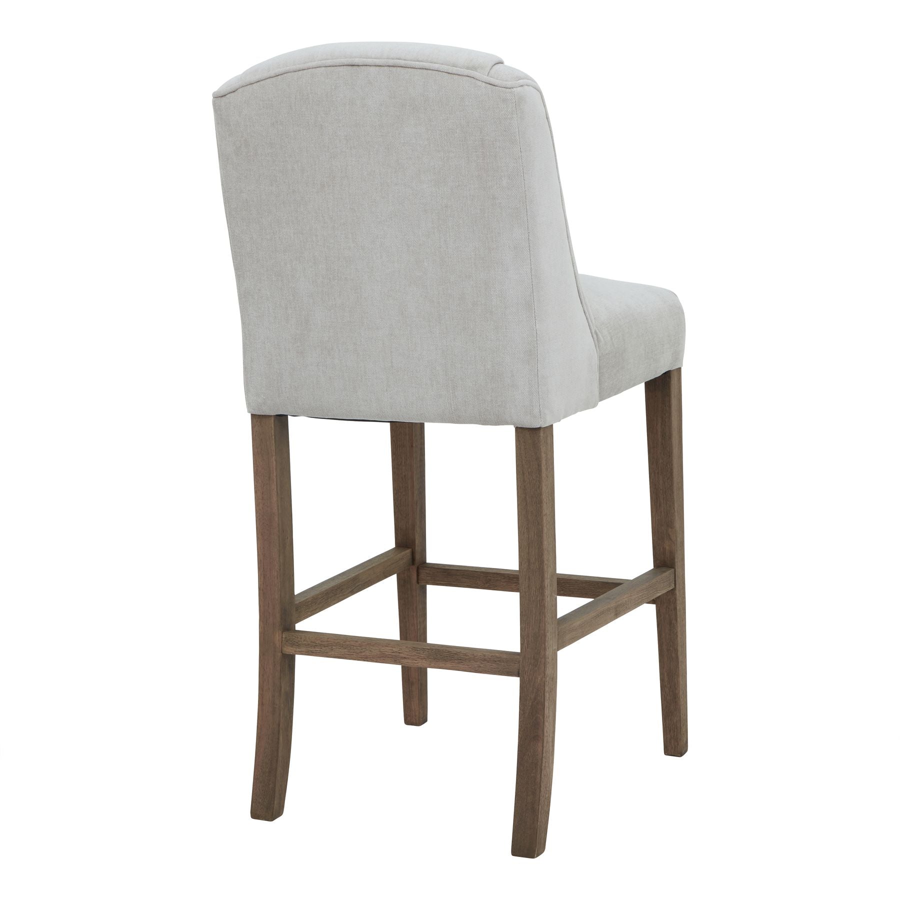 Compton Grey Bar Stool Rubberwood Frame Limited Edition