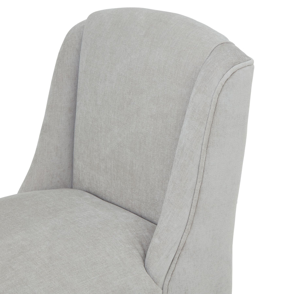 Compton Grey Bar Stool Rubberwood Frame Limited Edition