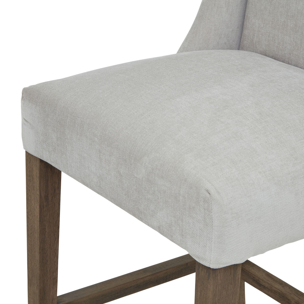 Compton Grey Bar Stool Rubberwood Frame Limited Edition
