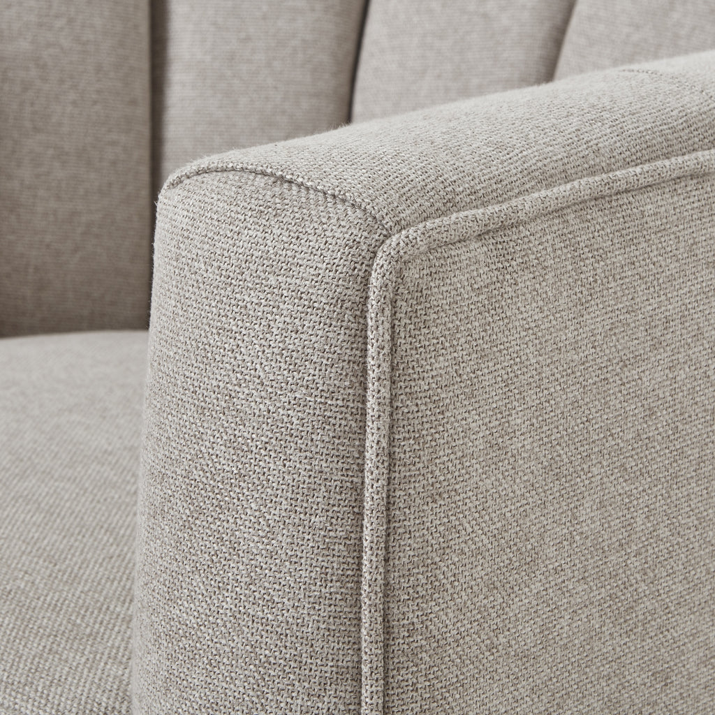 Lily Swivel Chair Oatmeal Twill From The Signature Collection For Modern Interiors