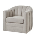 Lily Swivel Chair Oatmeal Twill From The Signature Collection For Modern Interiors