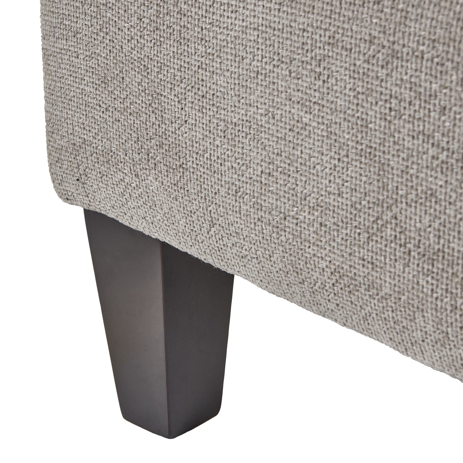 Vesper Velvet Ottoman Foot Stool Taupe Collection Limited Edition Timeless Luxury Craftsmanship