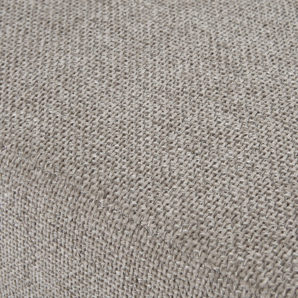 Vesper Velvet Ottoman Foot Stool Taupe Collection Limited Edition Timeless Luxury Craftsmanship