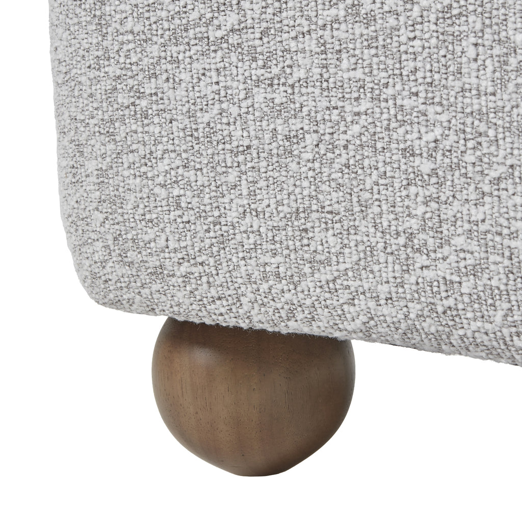 Greige Hui Large Arm Chair Plush Upholstery Hui Collection Timeless Elegance Exquisite Craftsmanship