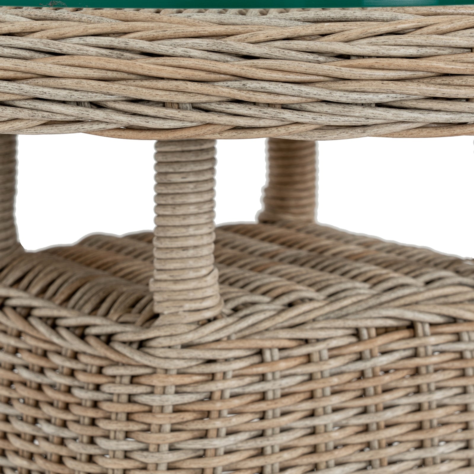 Limited Edition Amalfi Collection Outdoor Bistro Table With Wood Top For Elegant Al Fresco Dining