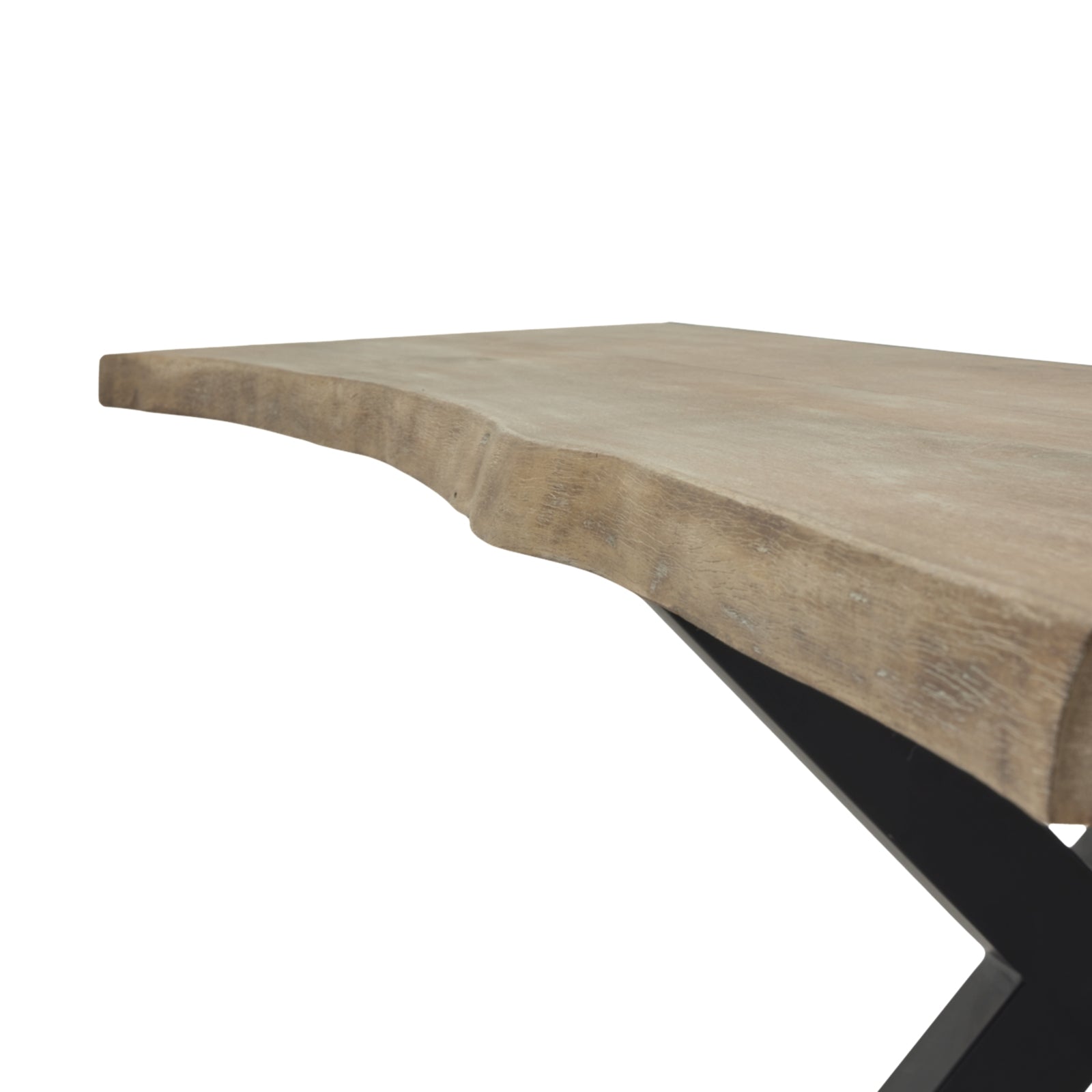Live Edge Collection Light Acacia River Dining Table Limited Edition Exemplary Hardwood