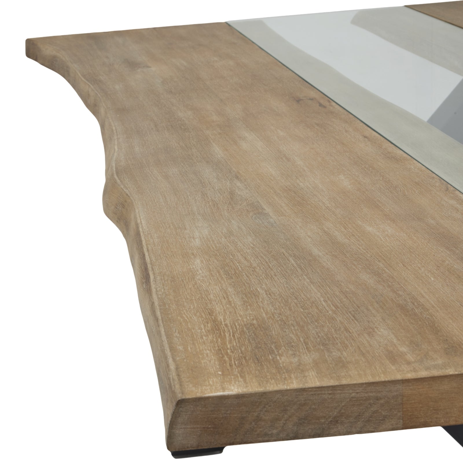 Live Edge Collection Light Acacia River Dining Table Limited Edition Exemplary Hardwood