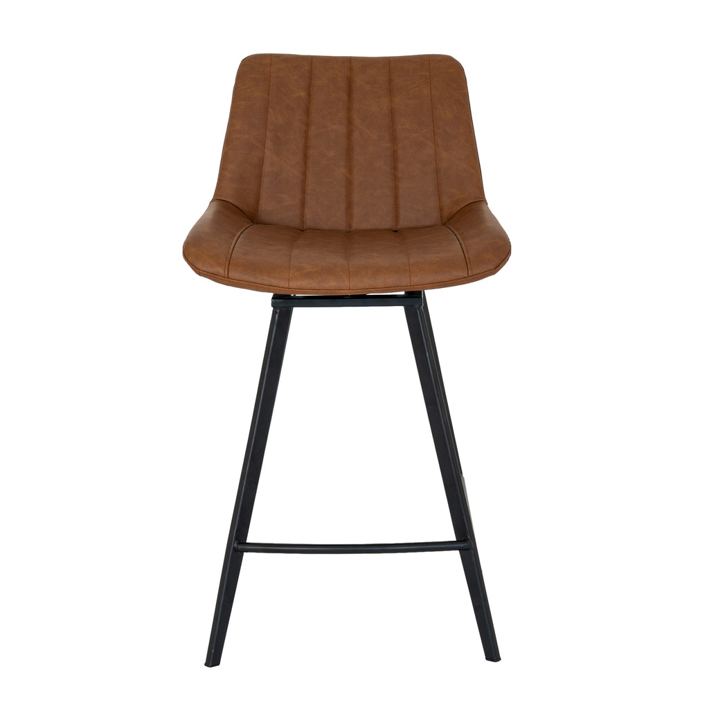 Malmo Swivel Bar Stool Tan Upholstery Luxe Collection Timeless Craftsmanship for Elevated Interiors