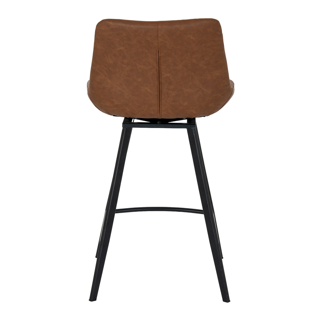 Malmo Swivel Bar Stool Tan Upholstery Luxe Collection Timeless Craftsmanship for Elevated Interiors