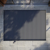 PergoSTET Plus Frame Only 3m x 4m Rectangular Pergola with LED Lighting in Grey
