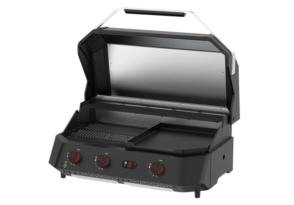 Cozze G800 COMB0 Barbecue With Plancha, 3 Gas burners