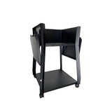 HOT WOK Comfort Table | Powder-Coated Steel Outdoor BBQ Grill Trolley & Cart