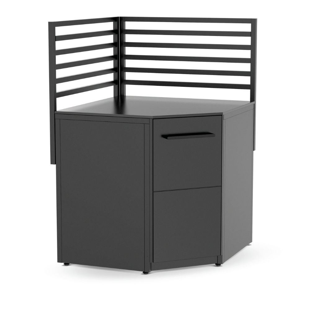 Cozze Back Grid Corner Outdoor Kitchen