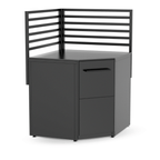 Cozze Back Grid Corner Outdoor Kitchen