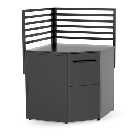 Cozze Back Grid Corner Outdoor Kitchen