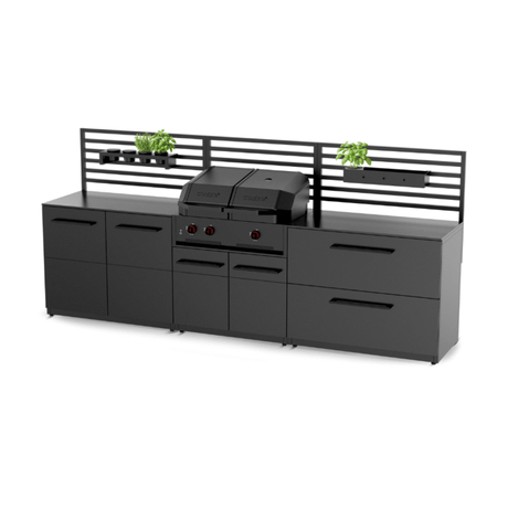 Cozze® Back Grid 90 Outdoor Kitchen