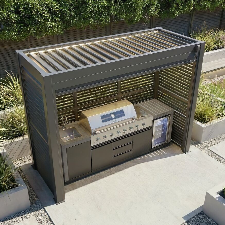 Maze Como Freestanding Shelter | For BBQ's & Outdoor Kitchens