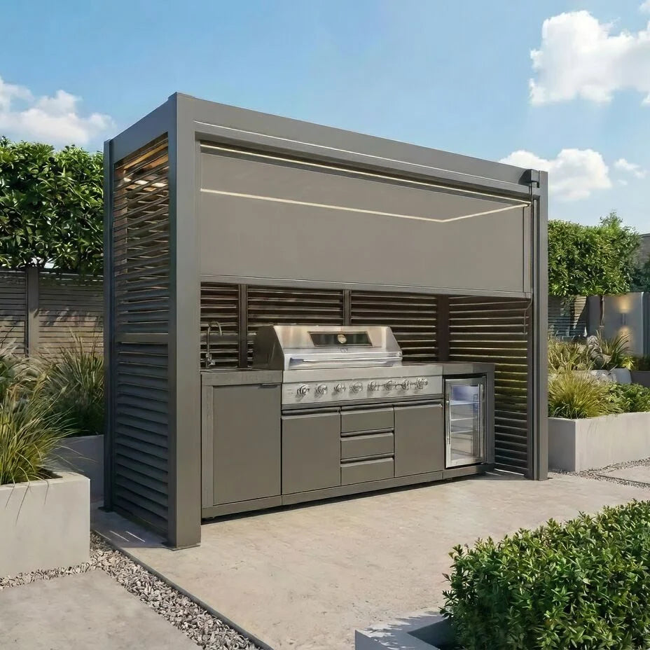 Maze Como Freestanding Shelter | For BBQ's & Outdoor Kitchens