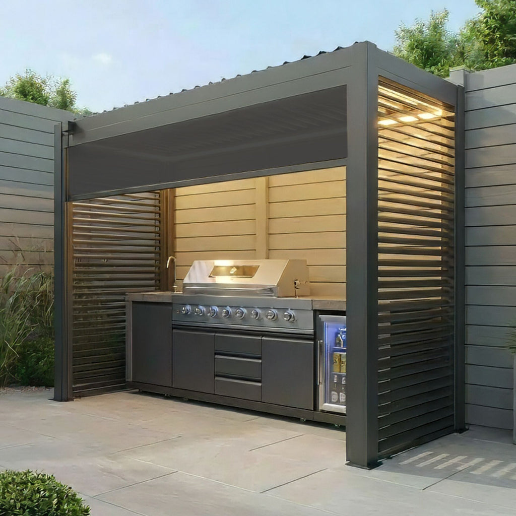Maze Como Freestanding Shelter | For BBQ's & Outdoor Kitchens
