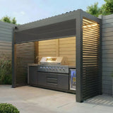 Maze Como Freestanding Shelter | For BBQ's & Outdoor Kitchens