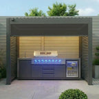 Maze Como Freestanding Shelter | For BBQ's & Outdoor Kitchens